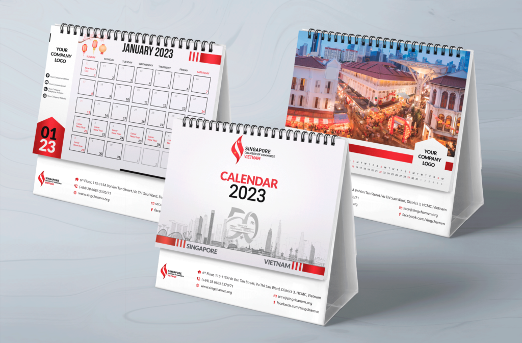 Opportunity To Promote Your Business With SCCV Desk Calendar 2023