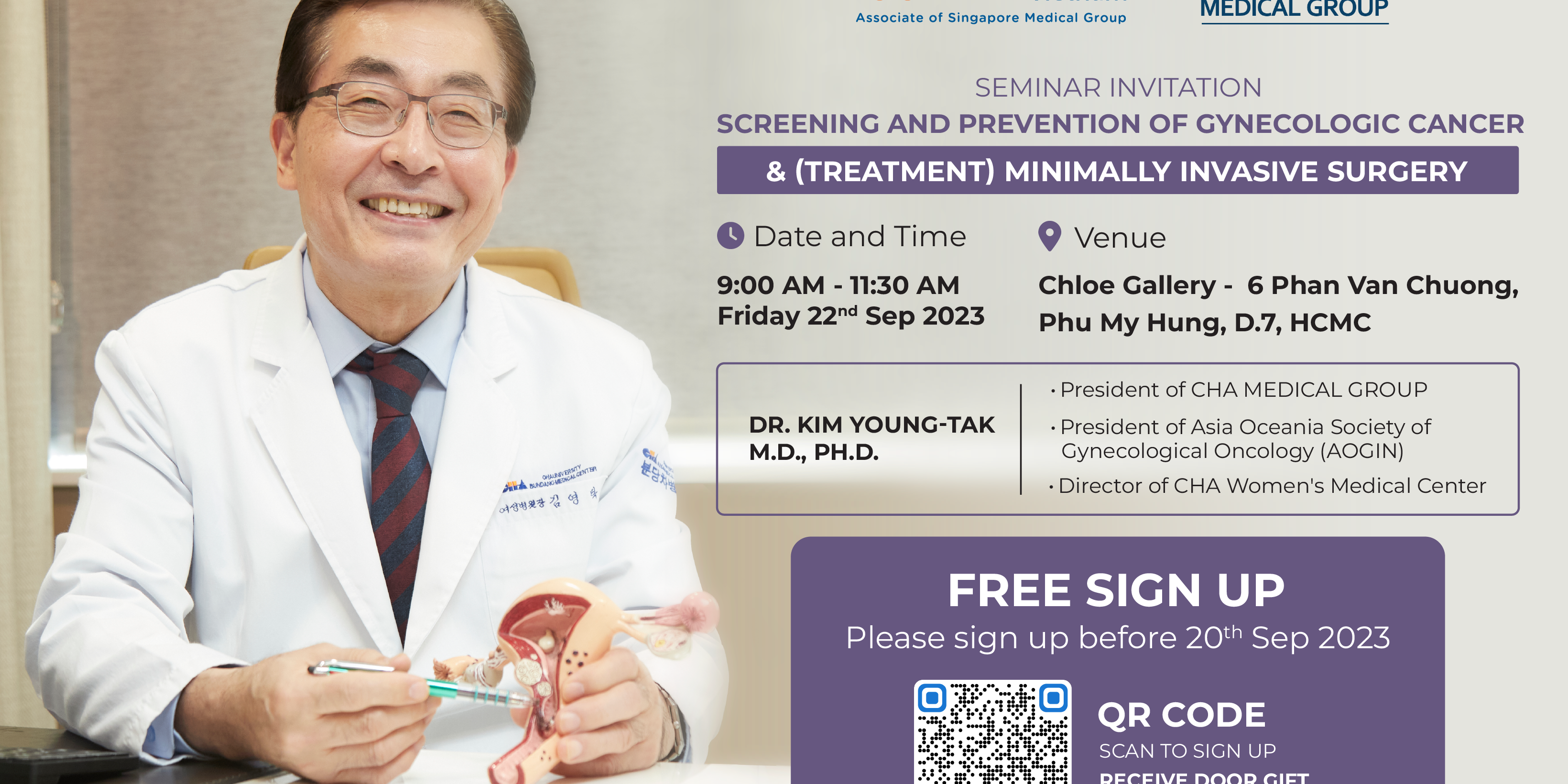 SEMINAR INVITATION SCREENING AND PREVENTION OF GYNECOLOGIC CANCER