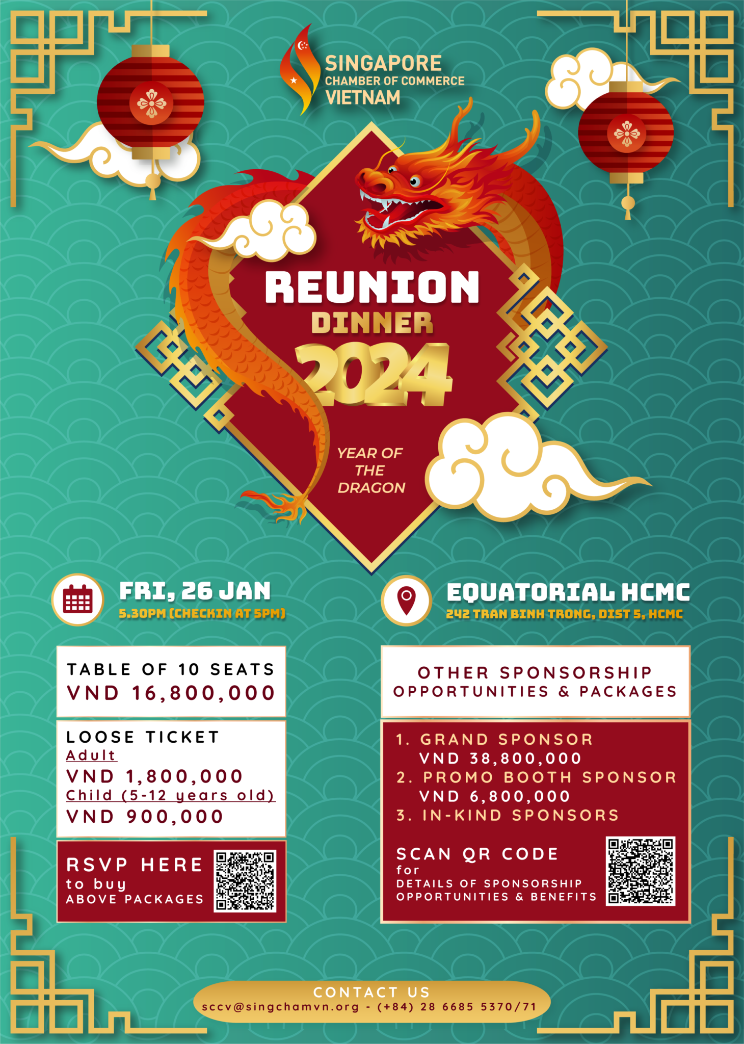 [HCMC] SCCV Reunion Dinner 2024 RISE LIKE A DRAGON Singapore Chamber